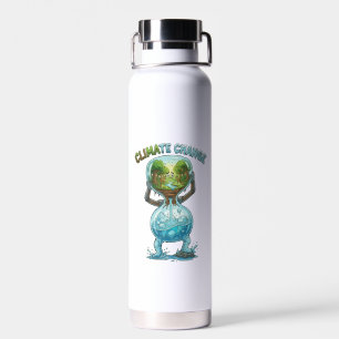 Bouteille D'eau Sablier du changement climatique — Nature & fonte