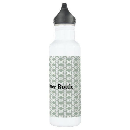 Bouteille D'eau Sage Green Damask (Droite)