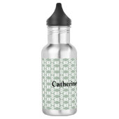 Bouteille D'eau Sage Green Damask (Gauche)