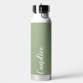 Bouteille D'eau Sage Green Mariage personnalisé Bridesmaid (Gym)