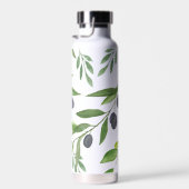 Bouteille D'eau Sage Green Watercolor French Country Olive Pattern (Plage)