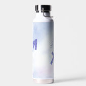 Bouteille D'eau Sagittarius Symbole Personnalisé Astrologie Violet (Gauche)