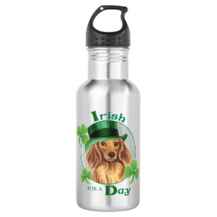 Bouteille D'eau Saint Patrick's Day LonghEI Dachshund