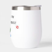 Bouteille d'eau Saint-Valentin Amour drôle Baiser  (Gauche)