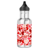 Bouteille D'eau Saint-Valentin coeurs motif (Droite)