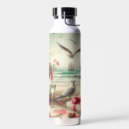 Bouteille D'eau Saint-Valentin côtière/nautique (Gauche)