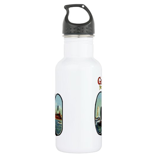 Bouteille D'eau Salutations (Dos)