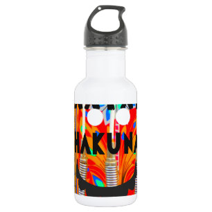 Bouteille D'eau Samba couleurs du carnaval Hakuna Matata blings.pn