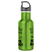 Bouteille D'eau Sans guitare électrique - Rock Band (Dos)