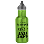 Bouteille D'eau Sans Saxophone - Jazz Band (Gauche)