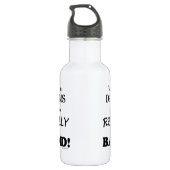 Bouteille D'eau Sans tambours - Bande (Dos)