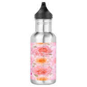 Bouteille D'eau Satin Roses Personalized Water Bottle (Droite)