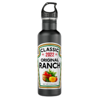 Bouteille D'eau Sauce Ranch Salade verte Dressing Costume d'Hallow