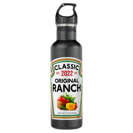 Bouteille D'eau Sauce Ranch Salade verte Dressing Costume d'Hallow (Devant)