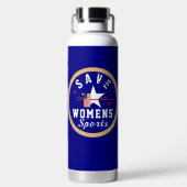Bouteille D'eau Sauvez les sports pour femmes (Plage)