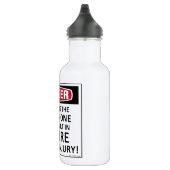 Bouteille D'eau Saxophone Danger (Droite)