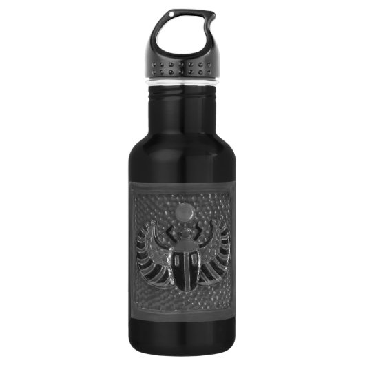 Bouteille D'eau Scarab black water bottle (Devant)