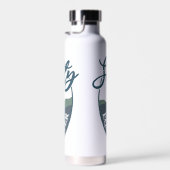 Bouteille d'eau SCEC 1, grand logo (Plage)