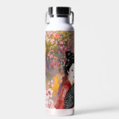 Bouteille D'eau Scène Japonaise Avec Une Femme (Avant)
