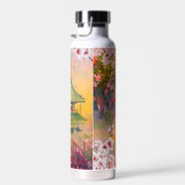 Bouteille D'eau Scène Japonaise Avec Une Femme (Plage)