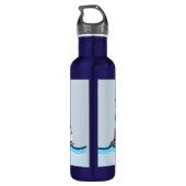 Bouteille D'eau Scène nautique avec phare et voilier (Dos)