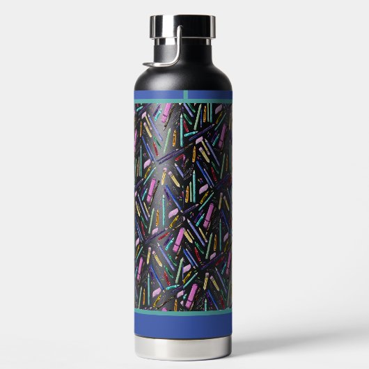 Bouteille D'eau School supplies pattern (Droite)