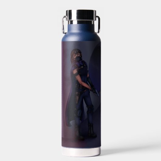 Bouteille D'eau Sci Fi Action Girl (Avant)