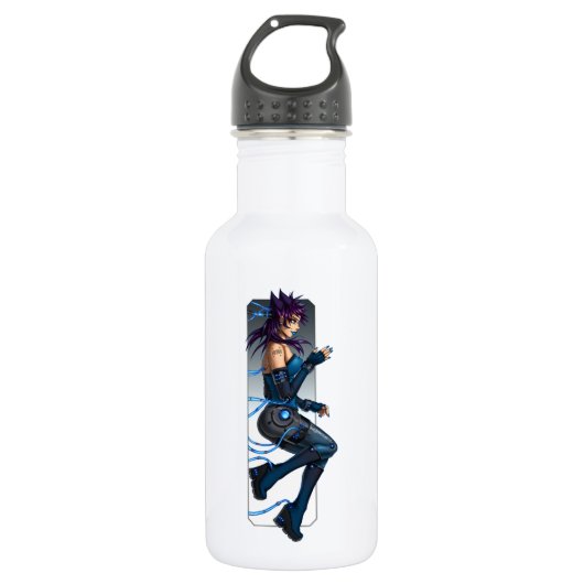 Bouteille D'eau Sci-Fi Anime Girl (Devant)