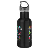 Bouteille D'eau Science keeps you curious (Dos)
