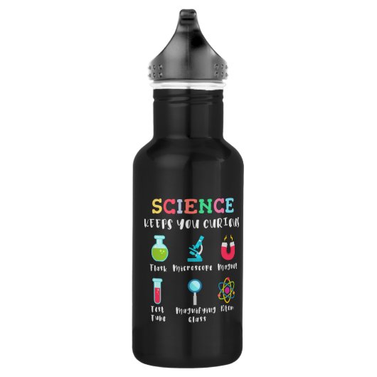 Bouteille D'eau Science keeps you curious (Droite)