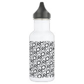 Bouteille D'eau Science moderne Typographie noir et blanc Motif St (Gauche)