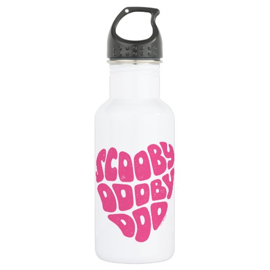 Bouteille D'eau Scooby Doo Doo Heart (Devant)