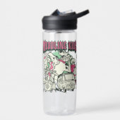 Bouteille D'eau Scooby-Doo et le groupe Gang Meddling Kids Punk (Gauche)