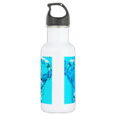 Bouteille D'eau Scorpion bleu (Dos)