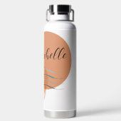 Bouteille D'eau Script Abstrait simple (Plage)