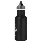 Bouteille D'eau Script blanc de la tribu des mariées (Droite)