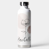 Bouteille D'eau Script botanique simple (Droite)