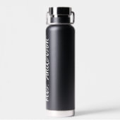 Bouteille D'eau Script de nom de l'enseignant personnalisé (Arrière)