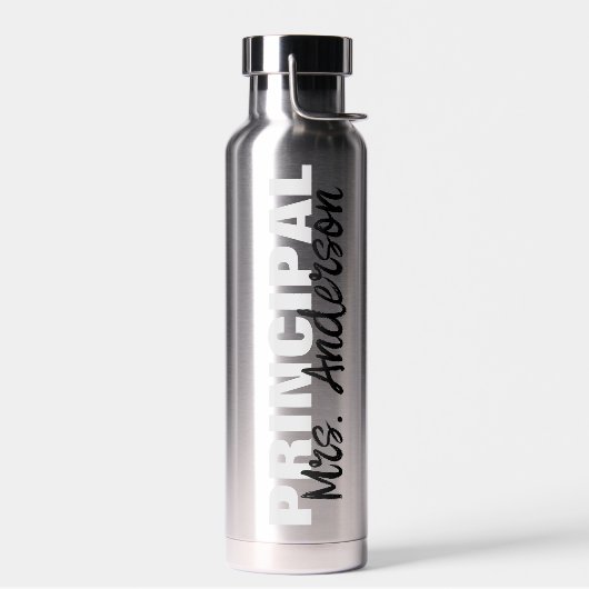 Bouteille D'eau Script de nom du principal personnalisé (Gauche)