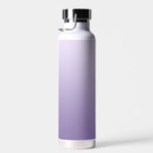 Bouteille D'eau Script d'écriture manuscrite à dégradé violet pers (Plage)