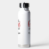 Bouteille D'eau Script Moderne Enseigner Amour Inspirer Enseignant (Gym)