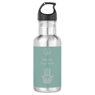 Bouteille D'eau Seafoam Green Yoga Studio Hamsa personnalisable