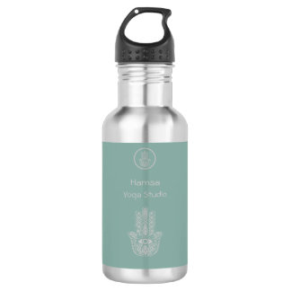 Bouteille D'eau Seafoam Green Yoga Studio Hamsa personnalisable
