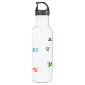 Bouteille D'eau Séance d'entraînement avec cette forme physique (Dos)