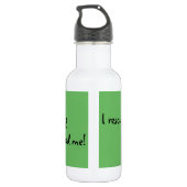 Bouteille D'eau Secourir Bull Terrier (Dos)