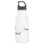 Bouteille D'eau Secourir un pointeur À poils durs allemand (Dos)