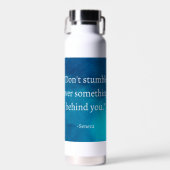 Bouteille D'eau Seneca : Concentrons-nous sur l'avenir, ne tombez  (Avant)