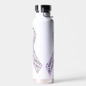 Bouteille D'eau Sensibilisation à la violence domestique (Gauche)