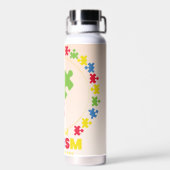 Bouteille D'eau Sensibilisation sur l'autisme (Arrière)
