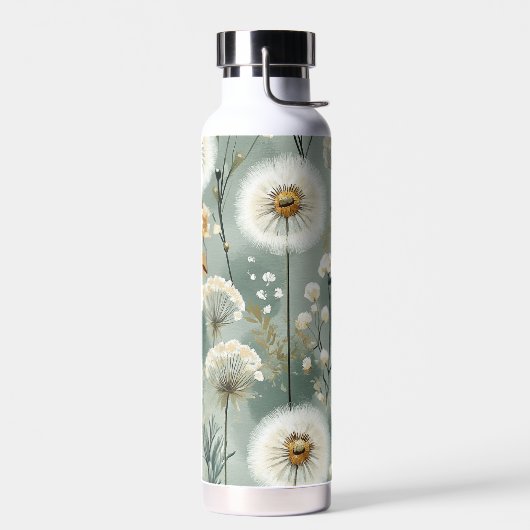 Bouteille D'eau Série de design Pissenlit #3 (Gauche)